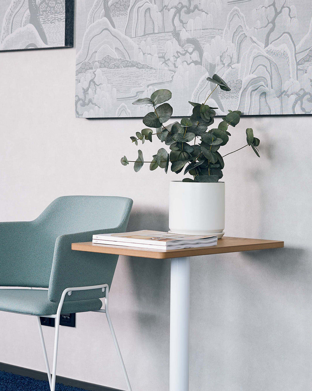 Kunstig plante Eukalyptus Liten inkl. krukke