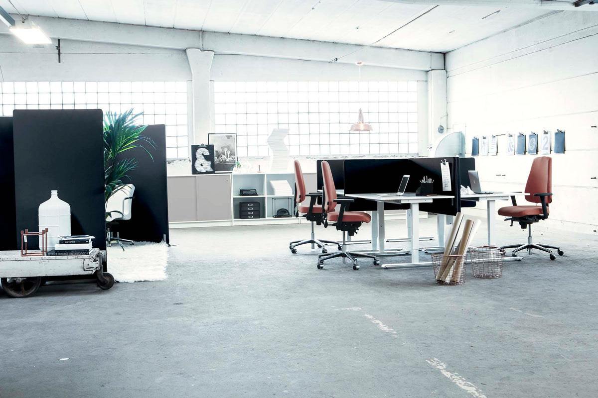 Bordskjerm Alma, B800 x H600mm, Svart