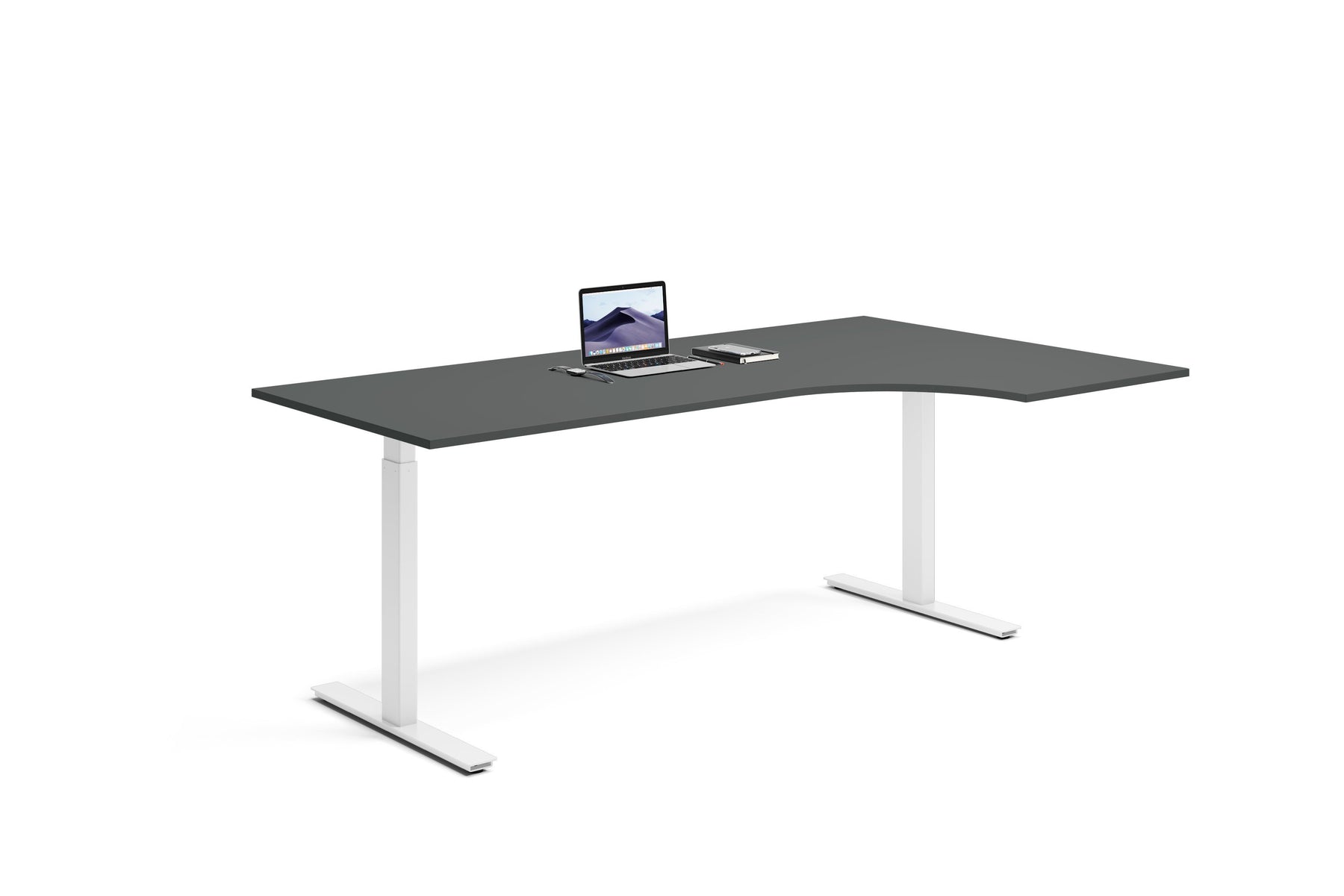 Hjørneskrivebord Høyre 200x120x80cm - Ergofunk Smart