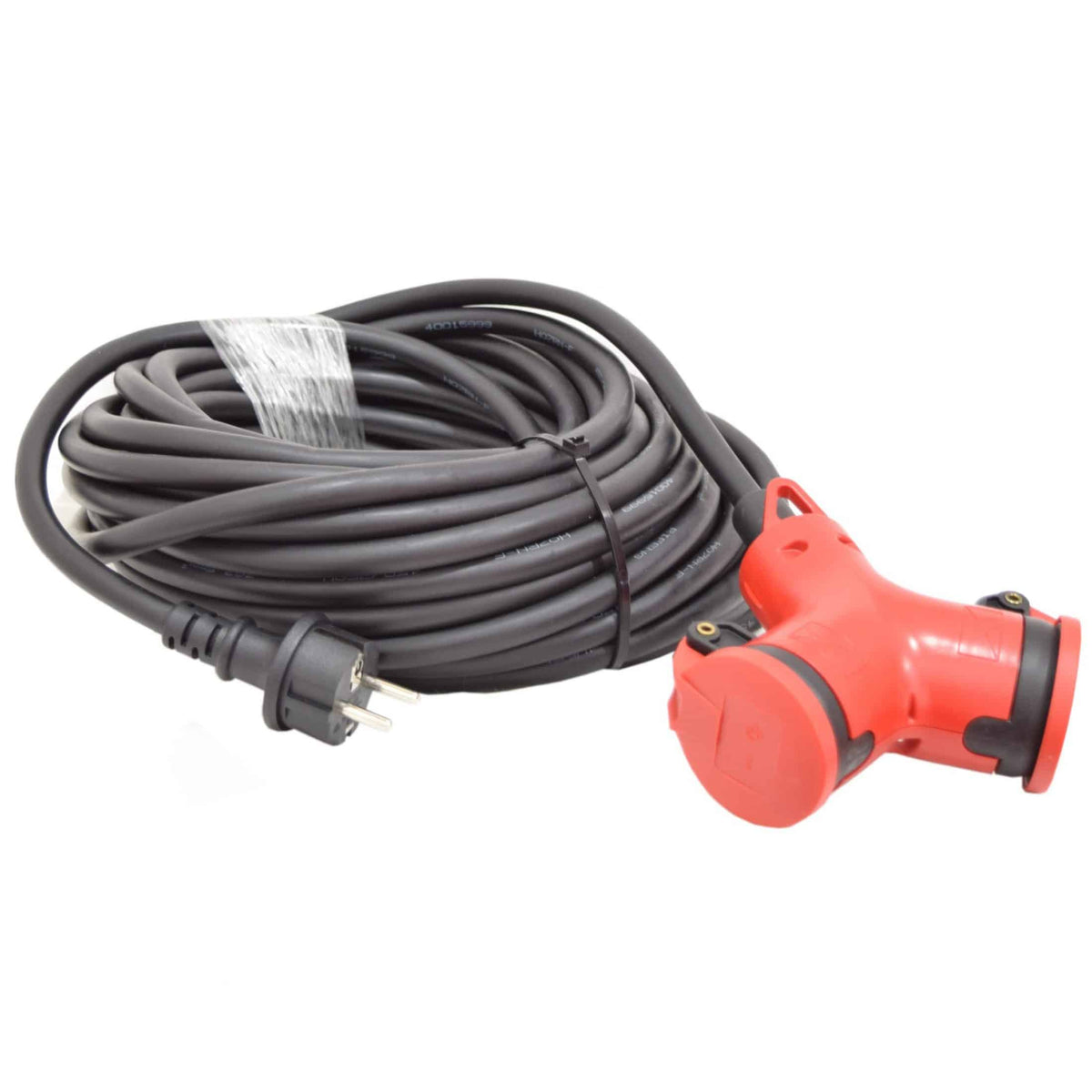 Skjøteledning 230V / 16A 10m PCE-kontakt Y-gren