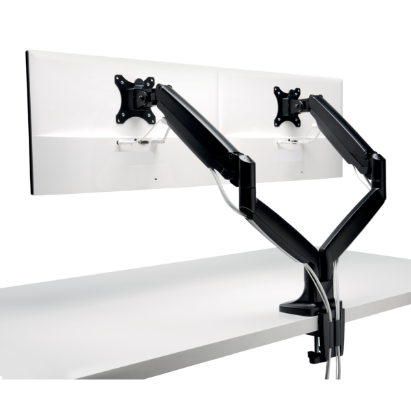 Monitor arm dobbel OneTouch - Svart - Kensington