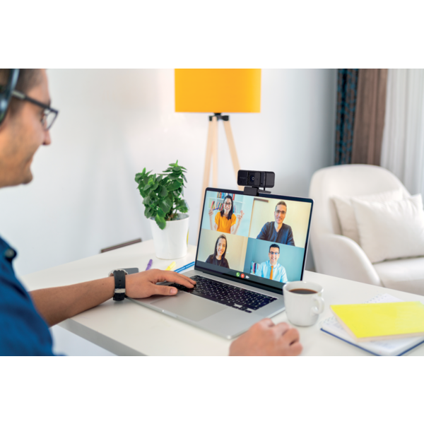 Webkamera med vidvinkel og fast fokus - W1050 -1080p