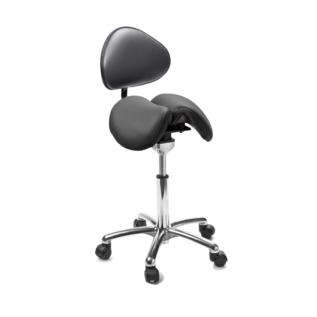 Sadelstol Officeline Polo Split Active - Desinfiserbart kunstskinn