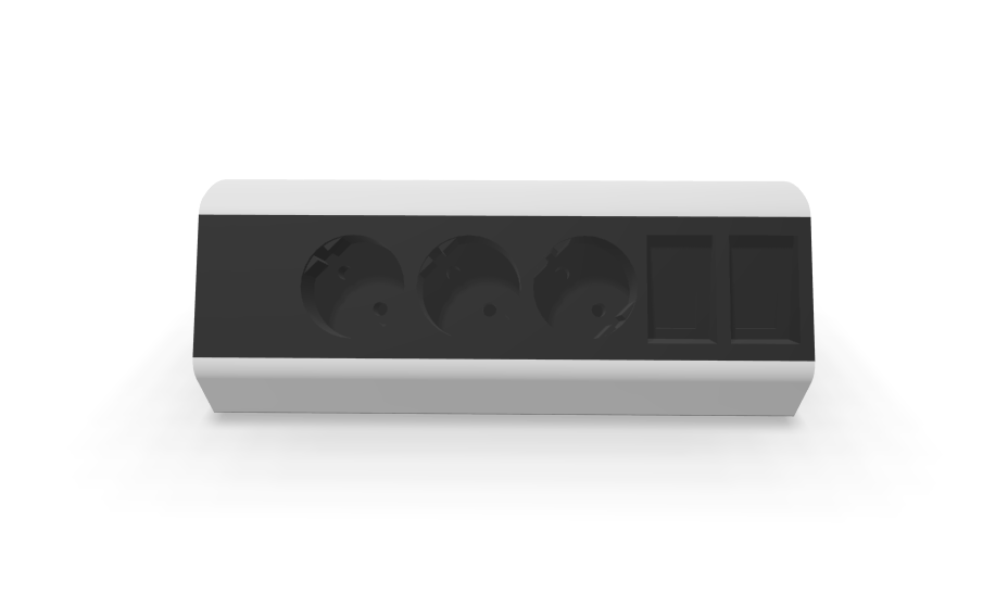 Uttaksboks Office Power Clamp