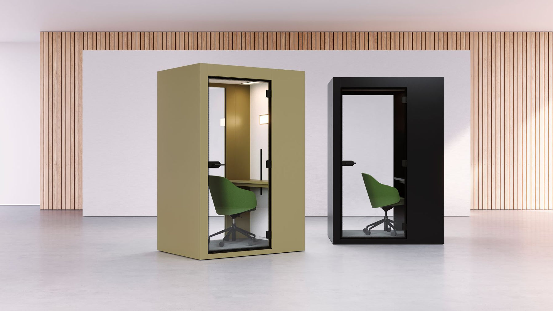 Vetrospace XS+ olivgrön mot mörk bakgrund – tillvalsfärg, beställs via offert