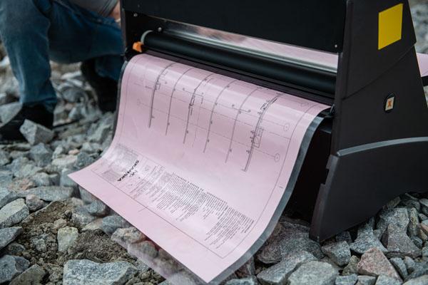 Xyron resultat efter laminering