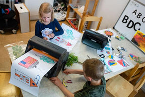 Xyron A3 laminering resultat