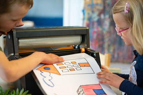 Xyron A3 lamineringsmaskin detalj