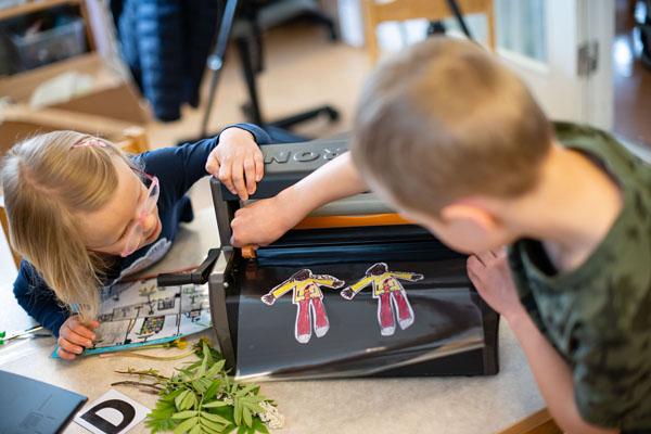 Xyron lamineringsresultat