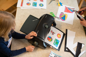 Magnetisk pakke førskolemobil – Lag flashcards (whiteboard + Xyron 850 + magnetisk laminat)