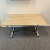 Hev Senk Skrivebord 100x60cm, 7 års garanti, 2-motorer