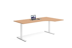 Hjørneskrivebord Høyre 200x120x80cm - Ergofunk Smart