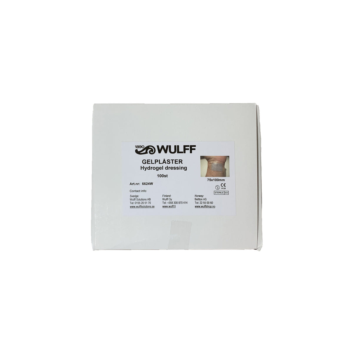 Gel-Plåster 45 x 65 mm - Wulff Beltton