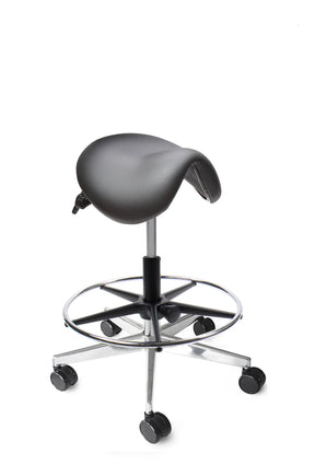 Sadelstol Officeline Polo M Active - Desinfiserbart kunstskinn