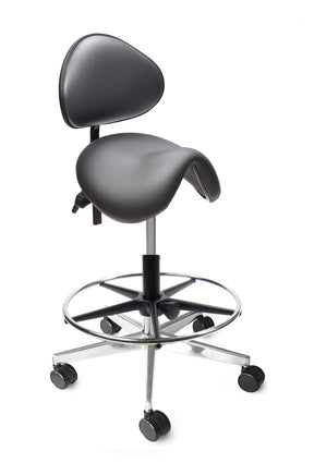Sadelstol Officeline Polo M - Desinfiserbart kunstskinn