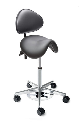 Sadelstol Officeline Polo M Active - Desinfiserbart kunstskinn
