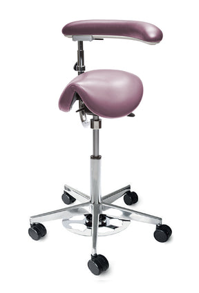 Sadelstol Officeline Polo M Active - Desinfiserbart kunstskinn