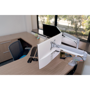 Monitor arm SmartFit One-Touch, dobbel - Kensington