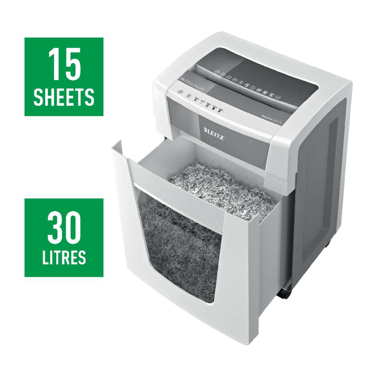 Makuleringsmaskin tverrsnitt P5 | Leitz IQ Office Pro