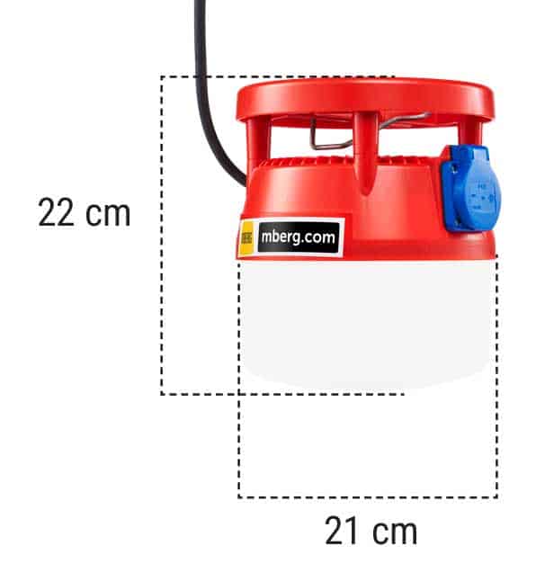 LED byggeplassarmatur 230V, MBerg® 2.0