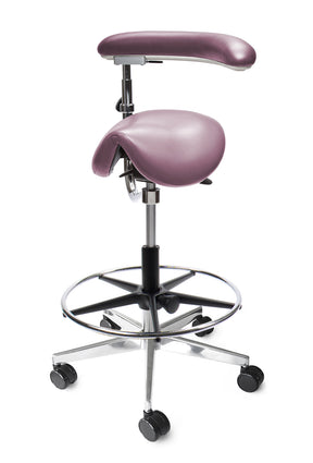 Sadelstol Officeline Polo M Active - Desinfiserbart kunstskinn