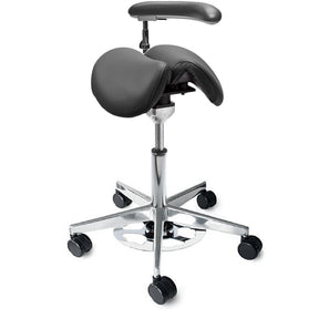 Sadelstol Officeline Polo Split - Kunstskinn