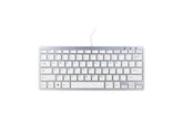 R-Go Tools Ergo compact keyboard | Nordiskt Tangentbord Silver - Wulff Beltton