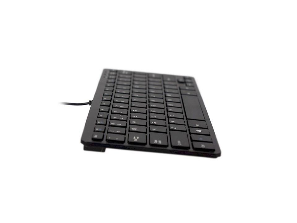 R-GO Tools Ergo Compact Keyboard | Nordiskt Tangentbord Svart - Wulff Beltton