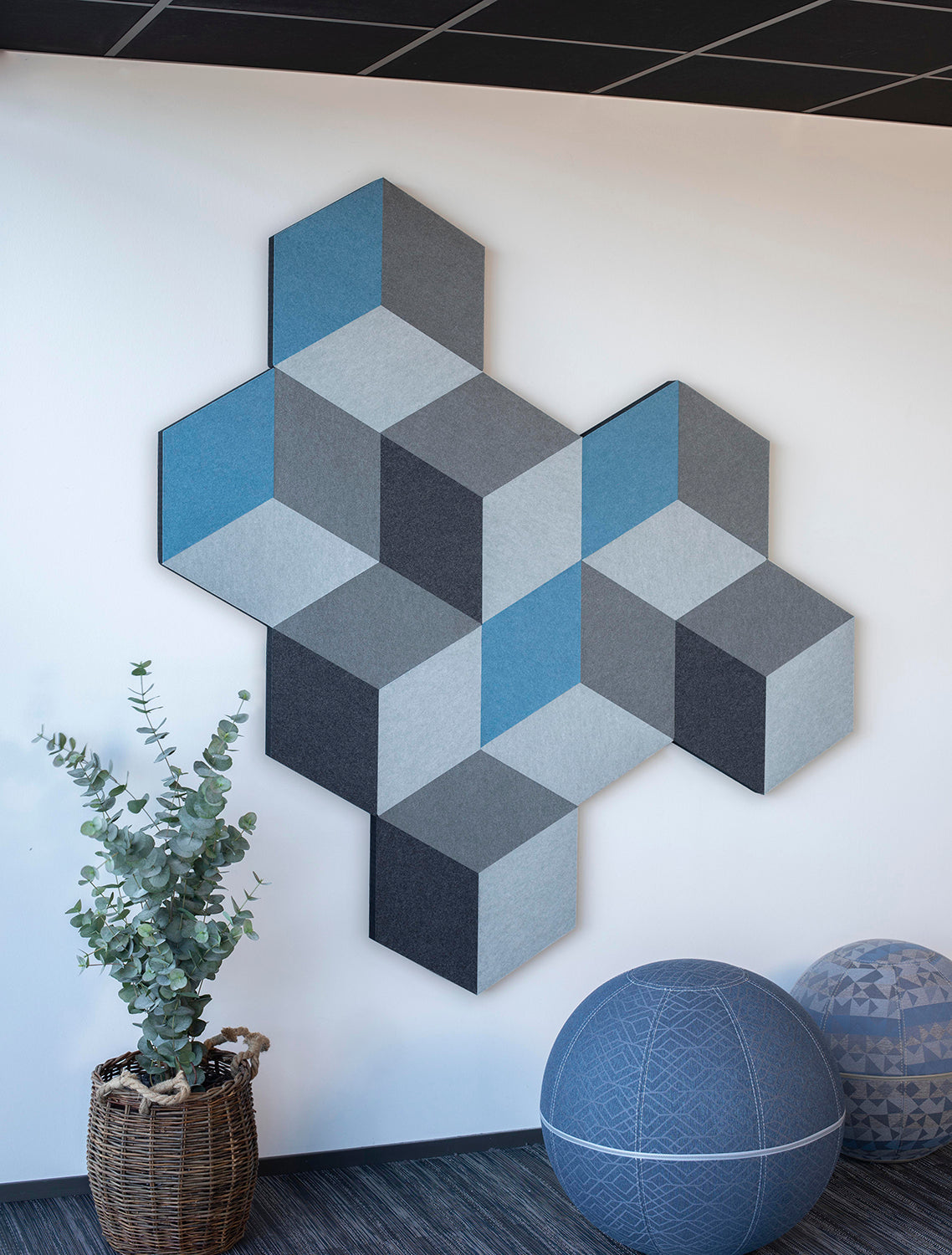 Lyddempende plater Cubism EcoSUND®